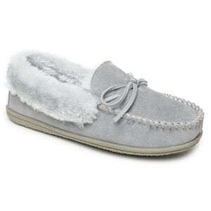 Minnetonka | Suede Camp Collar Moc Bootie Slippers